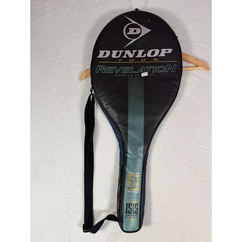Dunlop Revelation Mid Plus Tour Tennis Racquet Graphite w/ Cover Vintage